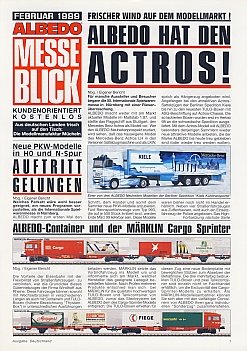 Albedo Messeblick Februar 1999
