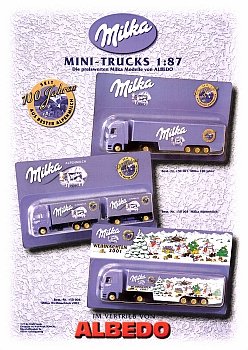 ALBEDO MINI - TRUCKS Milka 2001 Seite 1