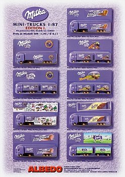 ALBEDO MINI - TRUCKS Milka 2002