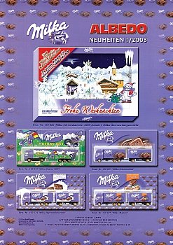 ALBEDO MINI - TRUCKS Neuheiten 2003 Milka