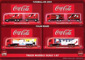 ALBEDO MINI - TRUCKS Fuball-EM 2004 Coca-Cola
