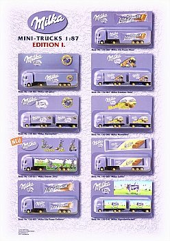 ALBEDO MINI - TRUCKS Neuheiten Milka Edition I.