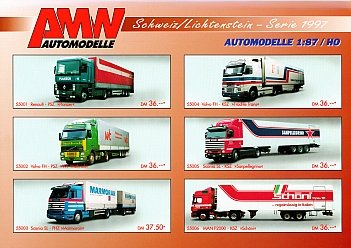 AMW Schweiz/lichtenstein - Serie 1997