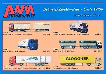 AWM Schweiz/Lichtenstein - Serie 2006