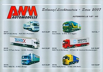 AWM Schweiz/Lichtenstein - Serie 2007