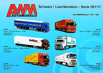 AWM Schweiz/Lichtenstein - Serie 2011/1