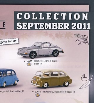 Detail Collection September 2011 mit Preisangabe