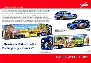 Bayernmodelle 2013 Vorderseite