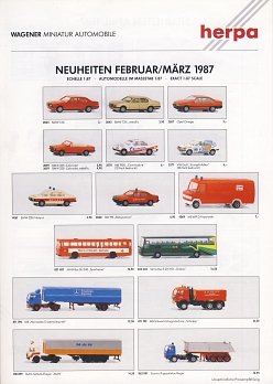 Neuheiten Februar/März 1987