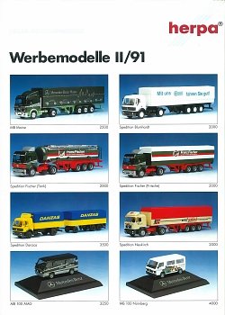 Werbemodelle II/1991