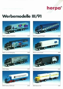 Werbemodelle III/1991