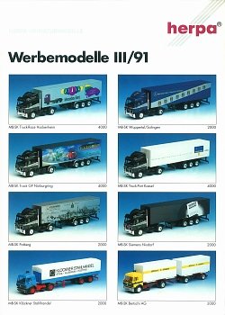 Werbemodelle III/1991