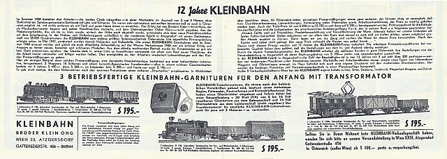 Preisliste Nr. 16 von 1960 Seite 1 gedreht