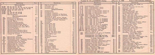 Preisblatt Nr. 35 Seite 4 und 1