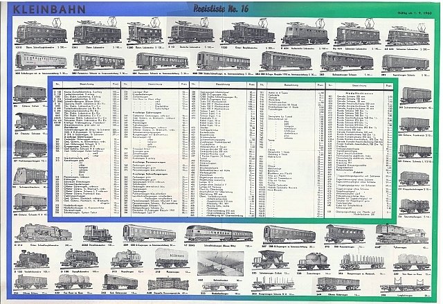 Preisliste Nr. 16 von 1960 Seite 2