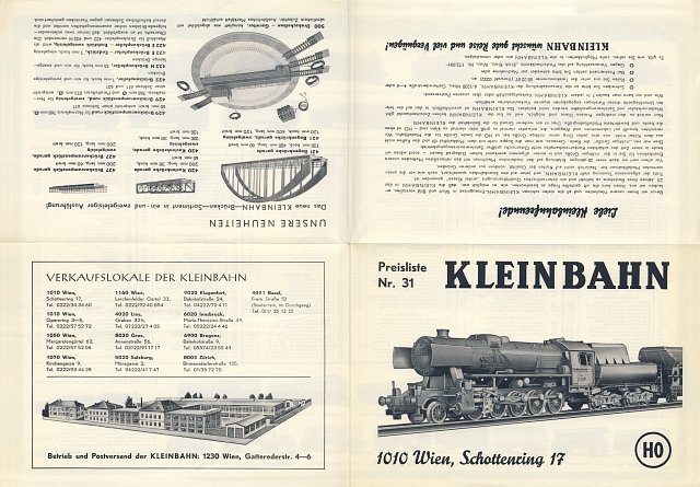 Preisliste Nr. 31 von 1973 Seite 1