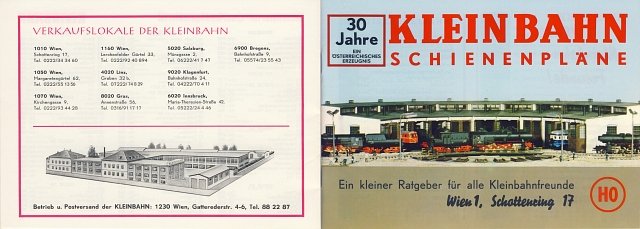 Schienenpläne um 1980