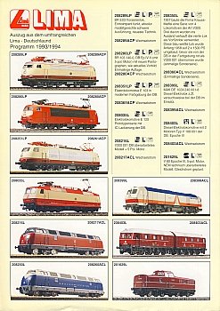 Lima Programmauszug 1993/94