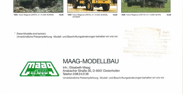 maag Collection mp s4 1987 detail