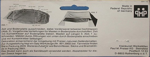 Tütenverpackung Rückseite