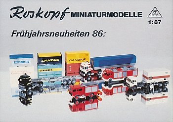 Frühjahrsneuheiten 1986