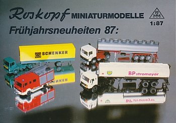 Frühjahrsneuheiten 1987