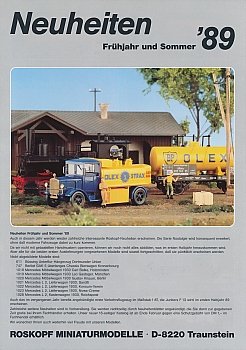 Roskopf Frühjahr und Sommer 1989