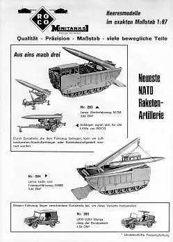 Werbeblatt um 1980