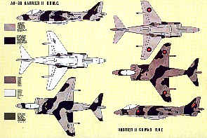 Harrier Bausatz Rückseite