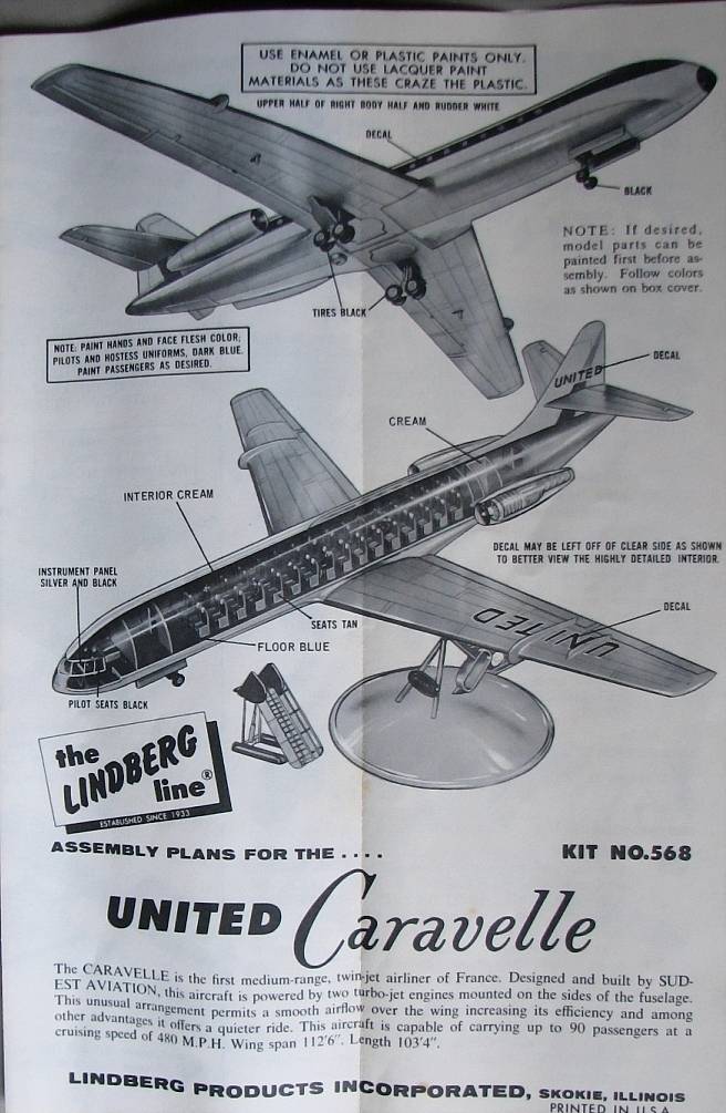 the LINDBERG line Caravelle Bauanleitung