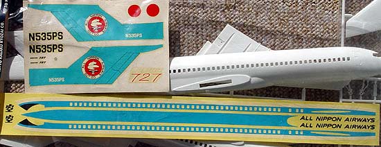 BOEING 727 Decals für ANA