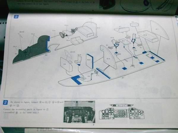 BOEING 747 Bauanleitung Cockpit