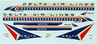 Mc DONNEL DOUGLAS DC-9 Decals