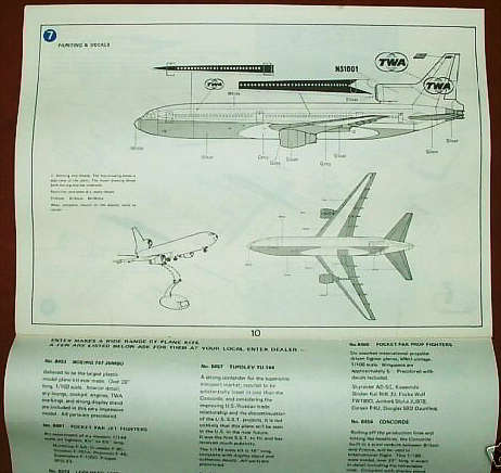 Entex L-1011 Lockheed tri star Bauanleitung Seite 10