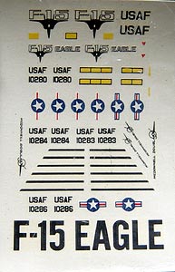 Mc DONNEL DOUGLAS F-15 EAGLE Decals