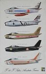 F-86F 5 planes aerobatic teams Fuji