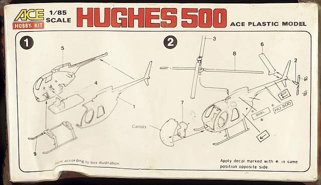 ACE HUGHES 500 Rückseite