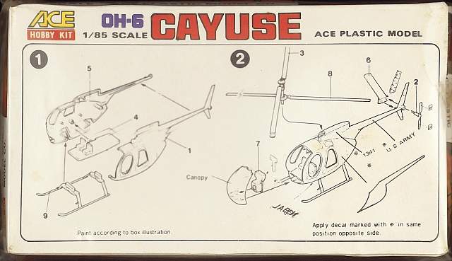 ACE OH-6 CAYUSE Rückseite