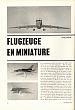 FLUGZEUGE EN MINIATURE