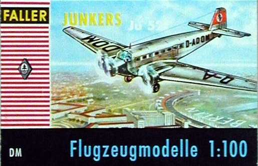 Ju 52 aus Faltblatt nach 1957