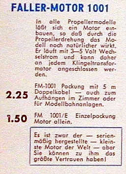 Elektro-Einbaumotor, Katalogtext