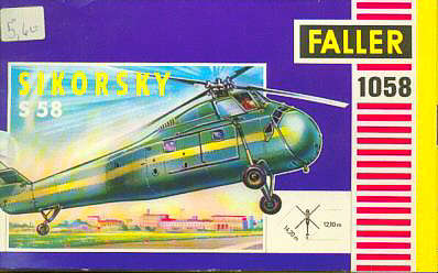 Sikorsky S 58 Schachtel 70er jahre