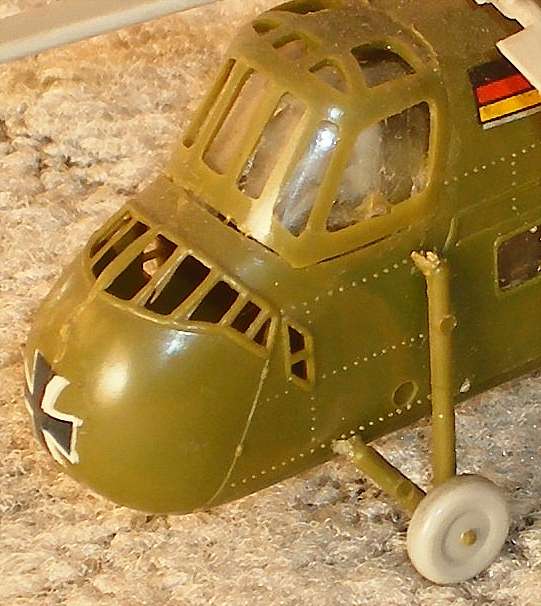 S-58 gebautes Modell Detail