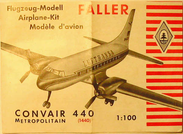 CONVAIR 440 Bauanleitung 60er Jahre