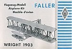 Wright Flyer 1903 Wr-03 Bauanleitung blau