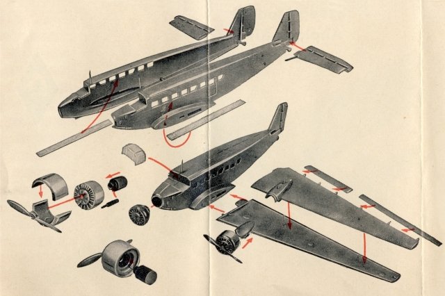 Ju-52 Bauanleitung Seite 3