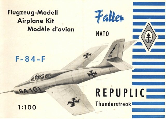 F-84-F Bauanleitung Seite 1
