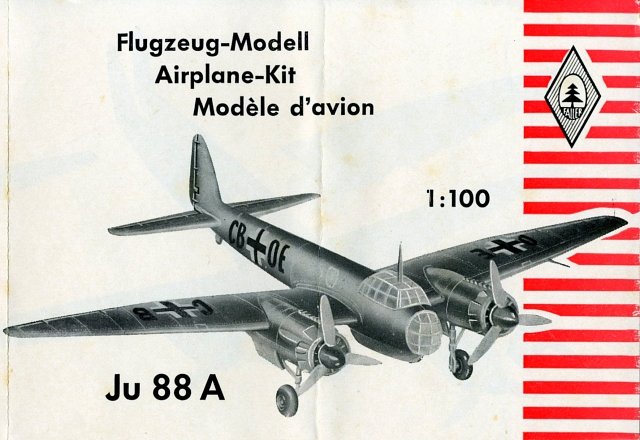 Ju-88 A Bauanleitung Seite 1