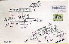 Bauanleitung LOCKHEED F-104 Starfighter Rückseite Verpackung Nr. 10