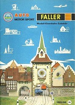 Faller Katalog 1965/1966 Titelseite